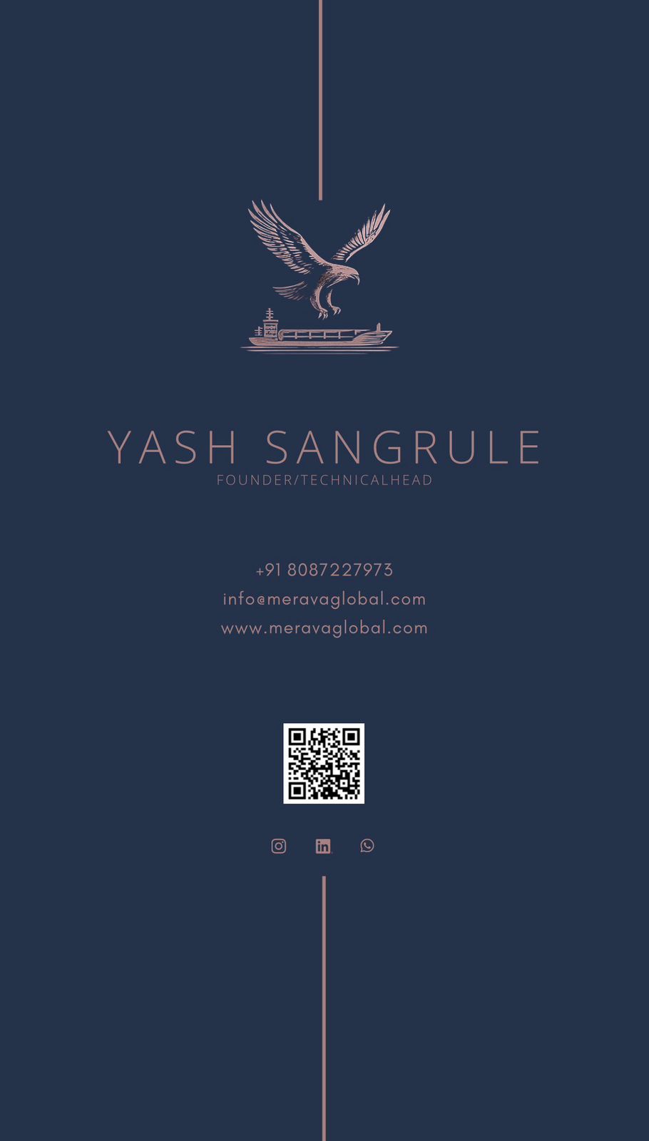 Yash Sangrule - Founder of Merava Global